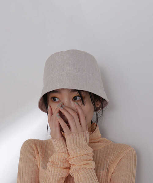 NATURAL BEAUTY BASIC（ナチュラルビューティーベーシック）の「◇ジュートライクバケットハット（ハット・レディース・ブラック/オフホワイト・FREE）」の12枚目の写真