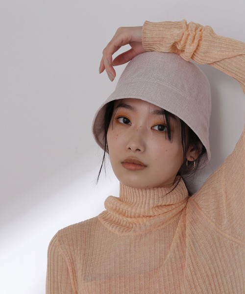 NATURAL BEAUTY BASIC（ナチュラルビューティーベーシック）の「◇ジュートライクバケットハット（ハット・レディース・ブラック/オフホワイト・FREE）」の13枚目の写真