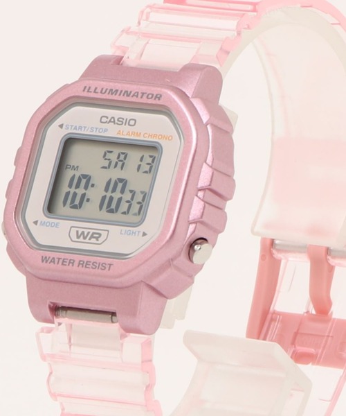 CASIO デジタル時計 ELコアラ 限定 迷彩ベルト 電池交換済み CASIO（カシオ）の「CASIO カシオ / デジタル クリア樹脂ベルト