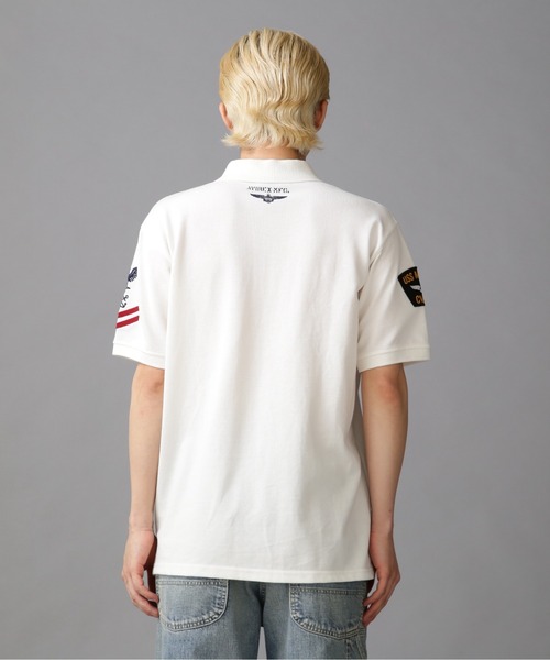 AVIREX(アヴィレックス)の「ネイバル パッチド ポロシャツ / NAVAL PATCHED POLO SHIRT / アヴィレックス / AVIREX(ポロシャツ・メンズ・ホワイト系2/オリーブ系/ネイビー/その他18・L/M/2XL/XL)」の12枚目の写真