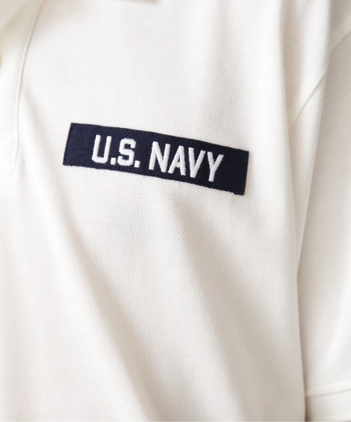 AVIREX(アヴィレックス)の「ネイバル パッチド ポロシャツ / NAVAL PATCHED POLO SHIRT / アヴィレックス / AVIREX(ポロシャツ・メンズ・ホワイト系2/オリーブ系/ネイビー/その他18・L/M/2XL/XL)」の15枚目の写真