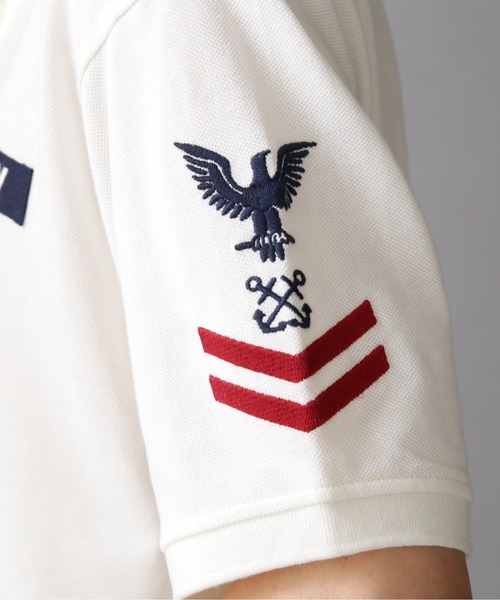 AVIREX(アヴィレックス)の「ネイバル パッチド ポロシャツ / NAVAL PATCHED POLO SHIRT / アヴィレックス / AVIREX(ポロシャツ・メンズ・ホワイト系2/オリーブ系/ネイビー/その他18・L/M/2XL/XL)」の17枚目の写真