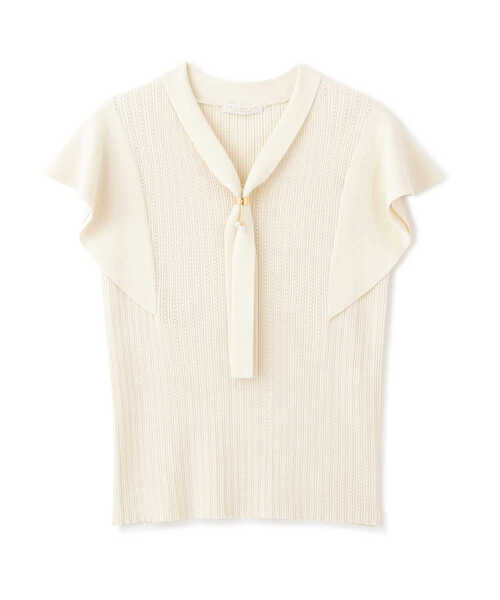 PROPORTION BODY DRESSING（プロポーションボディドレッシング）の「ボウタイリングニット / 1213170503（ニット/セーター・レディース・ホワイト系その他/ピンク/グレー/ネイビー・MEDIUM/SMALL）」の10枚目の写真