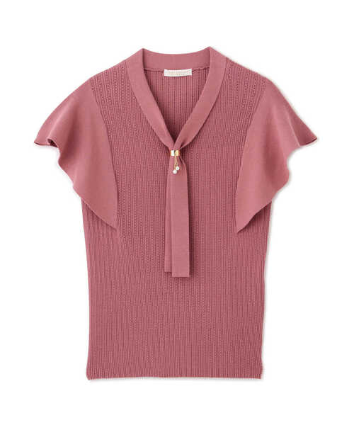 PROPORTION BODY DRESSING（プロポーションボディドレッシング）の「ボウタイリングニット / 1213170503（ニット/セーター・レディース・ホワイト系その他/ピンク/グレー/ネイビー・MEDIUM/SMALL）」の20枚目の写真