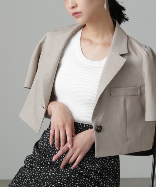 FREE'S MART（フリーズマート）の「◆[洗える]マシンウォッシャブルオーガニックコットンリブタンク（ニット/セーター・レディース・ブラック/パープル/ホワイト/グリーン・FREE）」の11枚目の写真