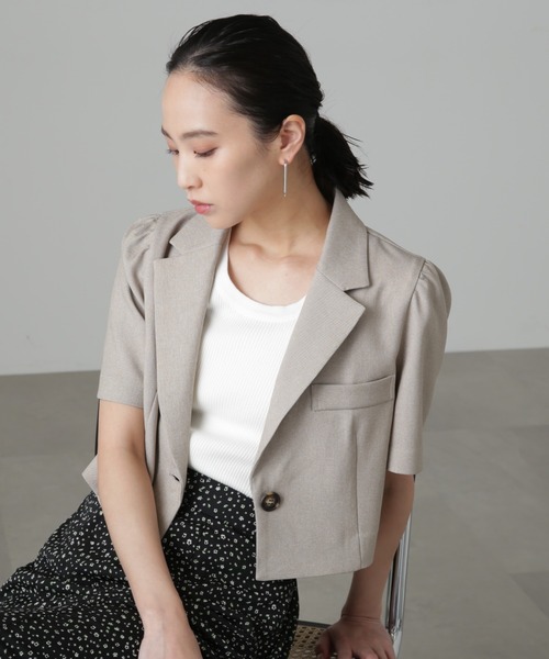 FREE'S MART（フリーズマート）の「◆[洗える]マシンウォッシャブルオーガニックコットンリブタンク（ニット/セーター・レディース・ブラック/パープル/ホワイト/グリーン・FREE）」の12枚目の写真