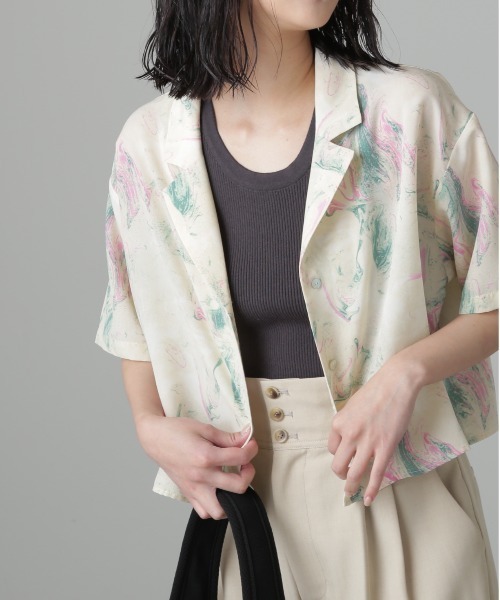 FREE'S MART（フリーズマート）の「◆[洗える]マシンウォッシャブルオーガニックコットンリブタンク（ニット/セーター・レディース・ブラック/パープル/ホワイト/グリーン・FREE）」の21枚目の写真