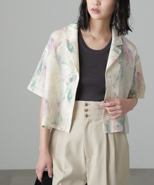 FREE'S MART（フリーズマート）の「◆[洗える]マシンウォッシャブルオーガニックコットンリブタンク（ニット/セーター・レディース・ブラック/パープル/ホワイト/グリーン・FREE）」の22枚目の写真