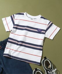 BREEZE | 【WEB限定】 マルチボーダー半袖Tシャツ(Tシャツ/カットソー)