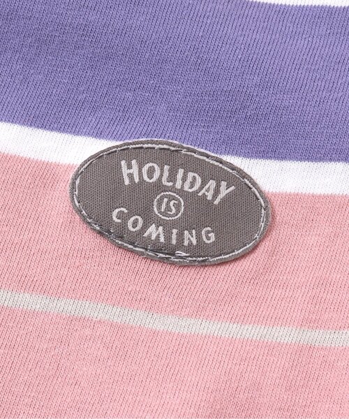 BREEZE（ブリーズ）の「【WEB限定】 マルチボーダー半袖Tシャツ（Tシャツ/カットソー・キッズ・サックスブルー/オフホワイト/ピンク/イエロー・120/100/130/110/80/140/90）」の13枚目の写真