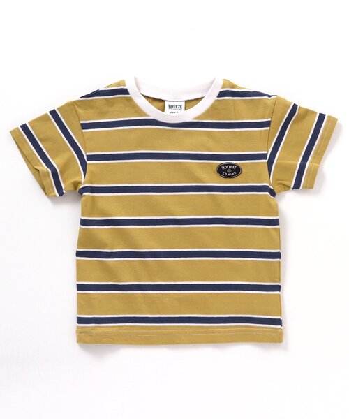 BREEZE（ブリーズ）の「【WEB限定】 マルチボーダー半袖Tシャツ（Tシャツ/カットソー・キッズ・サックスブルー/オフホワイト/ピンク/イエロー・120/100/130/110/80/140/90）」の15枚目の写真