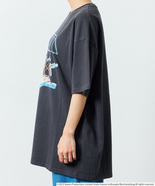 FREAK'S STORE(フリークスストア)の「【限定展開】QUEEN/クイーン 別注BAND Tシャツ(Tシャツ/カットソー・レディース・ブラック・フリ-)」の6枚目の写真