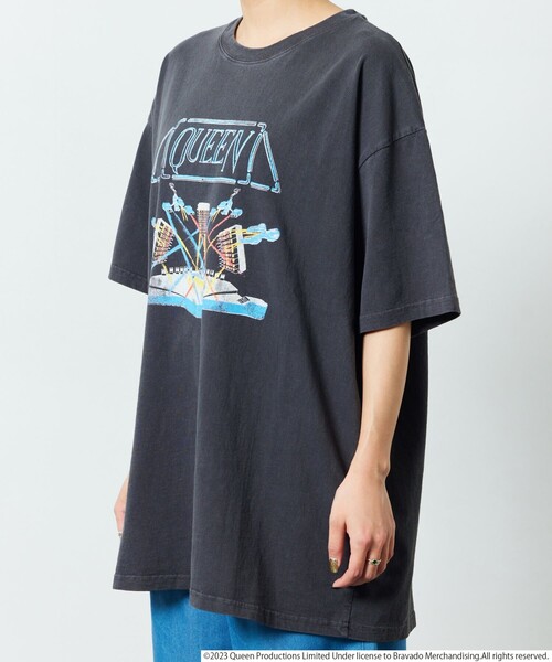 FREAK'S STORE(フリークスストア)の「【限定展開】QUEEN/クイーン 別注BAND Tシャツ(Tシャツ/カットソー・レディース・ブラック・フリ-)」の8枚目の写真