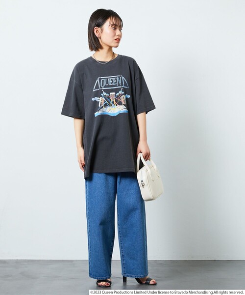 FREAK'S STORE(フリークスストア)の「【限定展開】QUEEN/クイーン 別注BAND Tシャツ(Tシャツ/カットソー・レディース・ブラック・フリ-)」の13枚目の写真