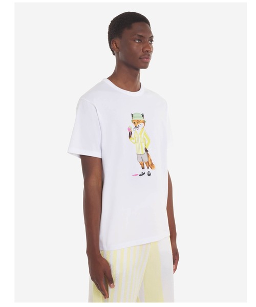 MAISON KITSUNE メゾンキツネ Dressed Fox Tシャツ Maison Kitsune（メゾンキツネ）の「DRESSED FOX REGULAR TEE