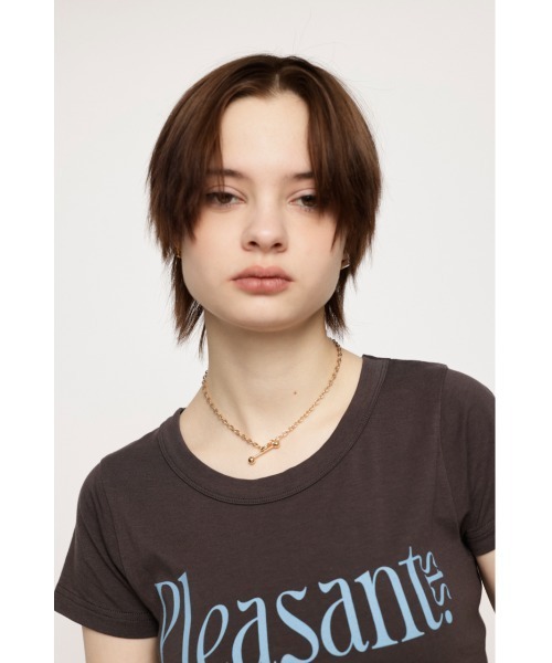 SLY（スライ）の「CIRCLE BAR CHAIN N/C サークルバー チェーン ネックレス（ネックレス・レディース・ゴールド/シルバー・FREE）」の2枚目の写真