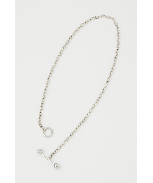SLY（スライ）の「CIRCLE BAR CHAIN N/C サークルバー チェーン ネックレス（ネックレス・レディース・ゴールド/シルバー・FREE）」の6枚目の写真