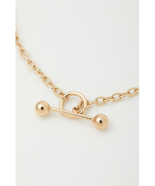 SLY（スライ）の「CIRCLE BAR CHAIN N/C サークルバー チェーン ネックレス（ネックレス・レディース・ゴールド/シルバー・FREE）」の9枚目の写真