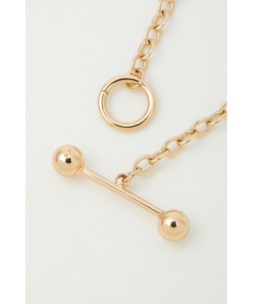 SLY（スライ）の「CIRCLE BAR CHAIN N/C サークルバー チェーン ネックレス（ネックレス・レディース・ゴールド/シルバー・FREE）」の10枚目の写真
