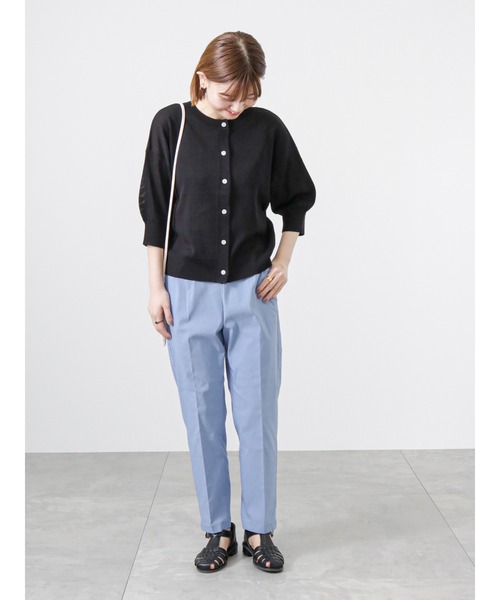 Lugnoncure（ルノンキュール）の「ボリュームスリーブカーディガン（カーディガン/ボレロ・レディース・グリーン/オレンジ/ベージュ/ブラック・ﾌﾘ-）」の14枚目の写真