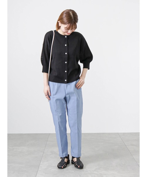 Lugnoncure（ルノンキュール）の「ボリュームスリーブカーディガン（カーディガン/ボレロ・レディース・グリーン/オレンジ/ベージュ/ブラック・ﾌﾘ-）」の18枚目の写真