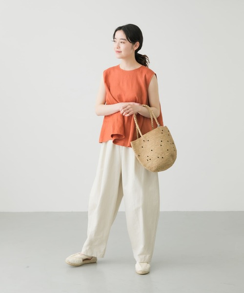かぐれ　リネンフレアブラウス かぐれ｜リネンフレアブラウス | Rakuten Fashion(楽天