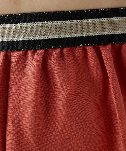 COLLAGE GALLARDAGALANTE（コラージュガリャルダガランテ）の「ウエストゴムリネンワイド（その他パンツ・レディース・ベージュ/グリーン/オレンジ・FREE）」の20枚目の写真