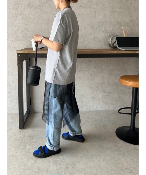 owndaily(オンデイリー)の「メッシュワンピース(ワンピース・レディース・アイボリー/ブラック・FREE)」の9枚目の写真