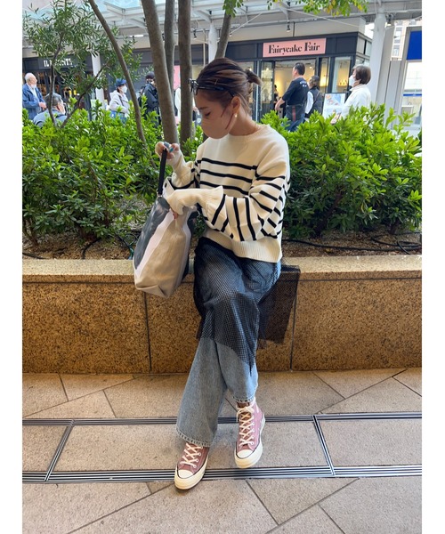 owndaily(オンデイリー)の「メッシュワンピース(ワンピース・レディース・アイボリー/ブラック・FREE)」の20枚目の写真