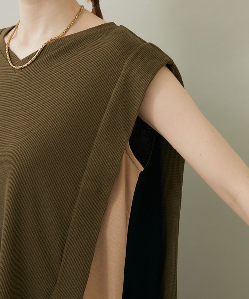 ROSIEE（ロージー）の「ROSIEE 脇配色ワンピース（ワンピース・レディース・ブラック/カーキ・FREE）」の20枚目の写真