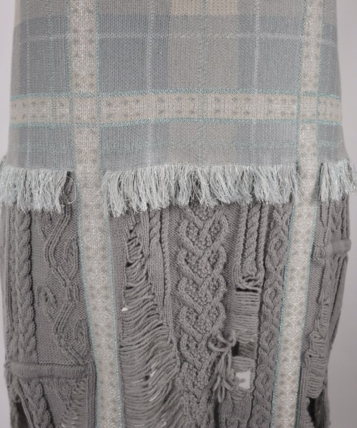 rurumu:（ルルムウ）の「rurumu:/ルルムウ/revival broken check knit