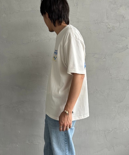 CHUMS（チャムス）の「[CHUMS/チャムス] チャムスサウナ バックプリントTシャツ（Tシャツ/カットソー・レディース・ブルー/チャコールグレー/ホワイト・M/L/XL）」の4枚目の写真