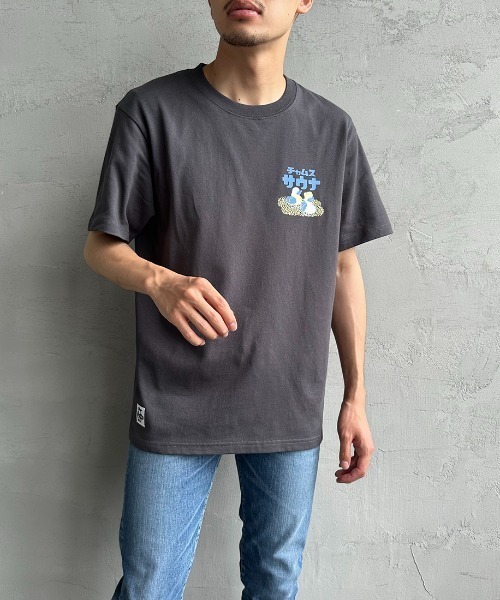 CHUMS（チャムス）の「[CHUMS/チャムス] チャムスサウナ バックプリントTシャツ（Tシャツ/カットソー・レディース・ブルー/チャコールグレー/ホワイト・M/L/XL）」の19枚目の写真