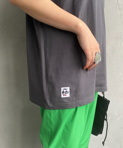 CHUMS（チャムス）の「[CHUMS/チャムス] チャムスサウナ バックプリントTシャツ（Tシャツ/カットソー・レディース・ブルー/チャコールグレー/ホワイト・M/L/XL）」の17枚目の写真