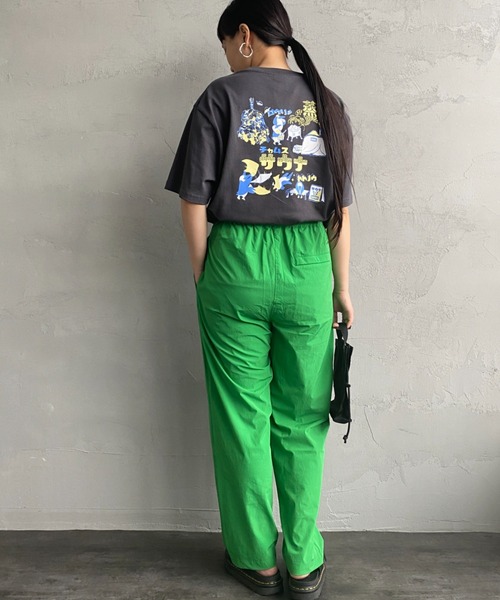 CHUMS（チャムス）の「[CHUMS/チャムス] チャムスサウナ バックプリントTシャツ（Tシャツ/カットソー・レディース・ブルー/チャコールグレー/ホワイト・M/L/XL）」の11枚目の写真