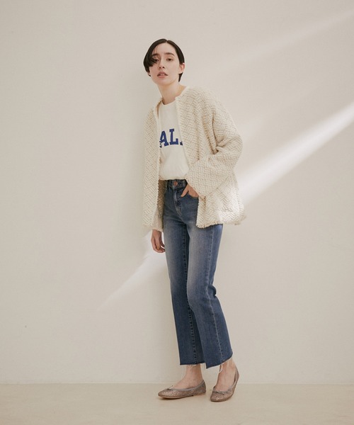 SALON adam et rope'（サロン アダム エ ロペ）の「【RED CARD TOKYO（レッドカードトーキョー）】Marmalade Midrise（デニムパンツ・レディース・ブルー系その他4・21/22/23/24）」の16枚目の写真