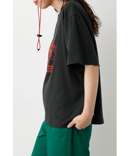 RODEO CROWNS WIDE BOWL(ロデオクラウンズワイドボウル)の「Go Maples Tシャツ(Tシャツ/カットソー・レディース・オフホワイト/チャコールグレー/マスタード・FREE)」の4枚目の写真