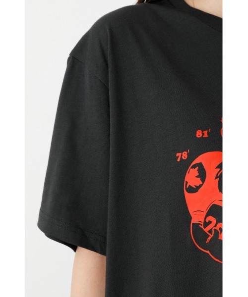 RODEO CROWNS WIDE BOWL(ロデオクラウンズワイドボウル)の「Go Maples Tシャツ(Tシャツ/カットソー・レディース・オフホワイト/チャコールグレー/マスタード・FREE)」の9枚目の写真