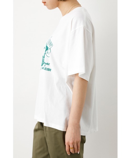 RODEO CROWNS WIDE BOWL(ロデオクラウンズワイドボウル)の「Go Maples Tシャツ(Tシャツ/カットソー・レディース・オフホワイト/チャコールグレー/マスタード・FREE)」の19枚目の写真
