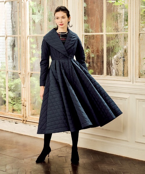 JENNE（ジェンヌ）の「フレンチシック キルティングフレアコート