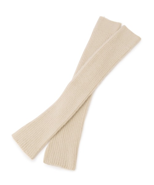 ADAM ET ROPE'（アダムエロペ）の「スリットレッグウォーマー（レッグウォーマー・レディース・グレー/オフホワイト/スミクロ・FREE）」の7枚目の写真