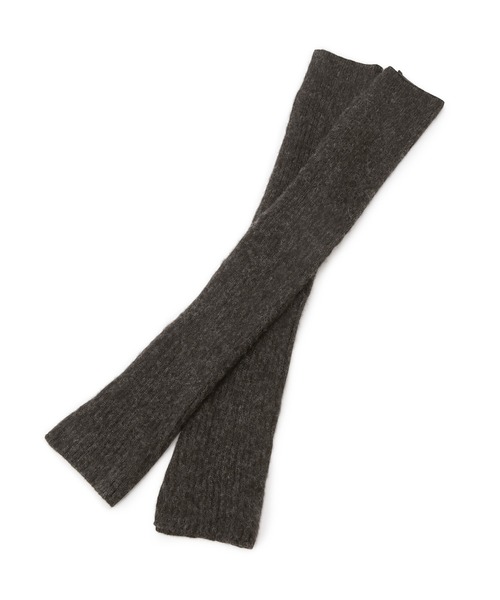 ADAM ET ROPE'（アダムエロペ）の「スリットレッグウォーマー（レッグウォーマー・レディース・グレー/オフホワイト/スミクロ・FREE）」の9枚目の写真