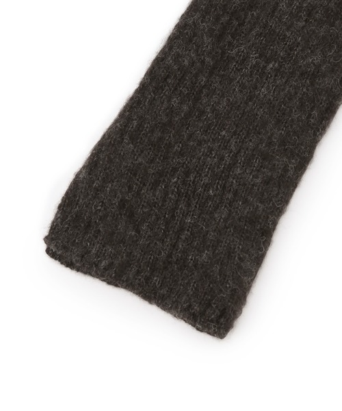 ADAM ET ROPE'（アダムエロペ）の「スリットレッグウォーマー（レッグウォーマー・レディース・グレー/オフホワイト/スミクロ・FREE）」の12枚目の写真