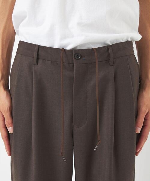 green label relaxing（グリーンレーベルリラクシング）の「TWサージ 2プリーツ ユーティリティー パンツ -ウォッシャブル・防シワ-（その他パンツ・メンズ・ダークブラウン/ネイビー/ダークグレー/その他1・S/M/L/XL）」の8枚目の写真