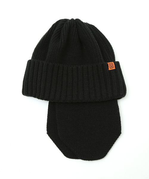 UNIVERSAL OVERALL（ユニバーサルオーバーオール）の「【UNIVERSAL OVERALL/ユニバーサルオーバーオール】イヤーフラップニットャップ/ ユニセックス/ UOD521SZ（ニットキャップ/ビーニー・メンズ・ダークブラウン/ブラック/アイボリー/ネイビー・フリー）」の6枚目の写真