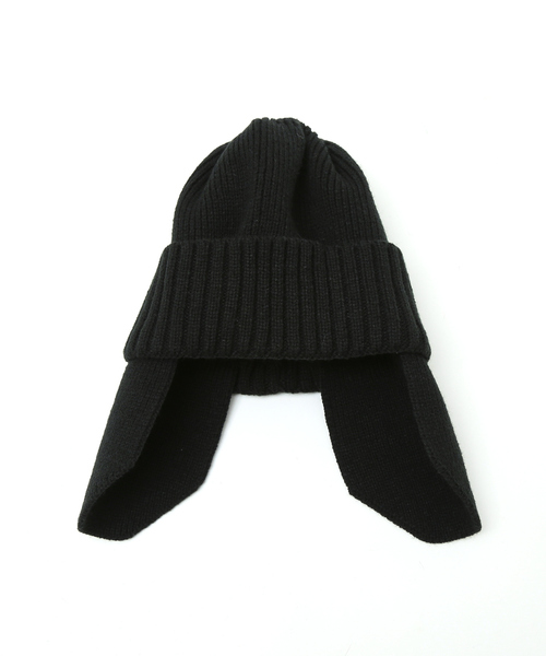 UNIVERSAL OVERALL（ユニバーサルオーバーオール）の「【UNIVERSAL OVERALL/ユニバーサルオーバーオール】イヤーフラップニットャップ/ ユニセックス/ UOD521SZ（ニットキャップ/ビーニー・メンズ・ダークブラウン/ブラック/アイボリー/ネイビー・フリー）」の7枚目の写真