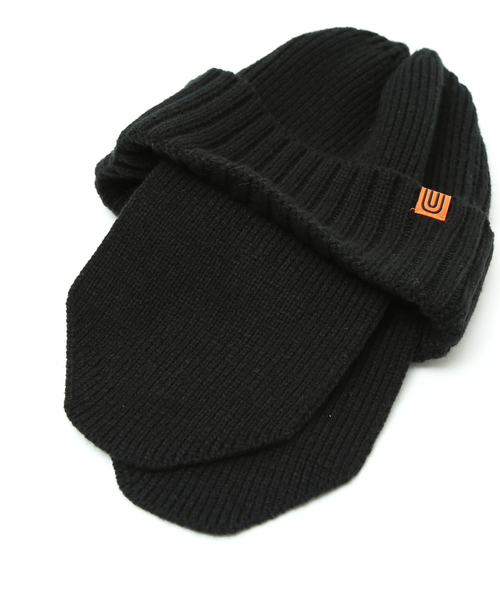 UNIVERSAL OVERALL（ユニバーサルオーバーオール）の「【UNIVERSAL OVERALL/ユニバーサルオーバーオール】イヤーフラップニットャップ/ ユニセックス/ UOD521SZ（ニットキャップ/ビーニー・メンズ・ダークブラウン/ブラック/アイボリー/ネイビー・フリー）」の8枚目の写真