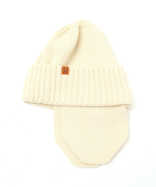 UNIVERSAL OVERALL（ユニバーサルオーバーオール）の「【UNIVERSAL OVERALL/ユニバーサルオーバーオール】イヤーフラップニットャップ/ ユニセックス/ UOD521SZ（ニットキャップ/ビーニー・メンズ・ダークブラウン/ブラック/アイボリー/ネイビー・フリー）」の11枚目の写真