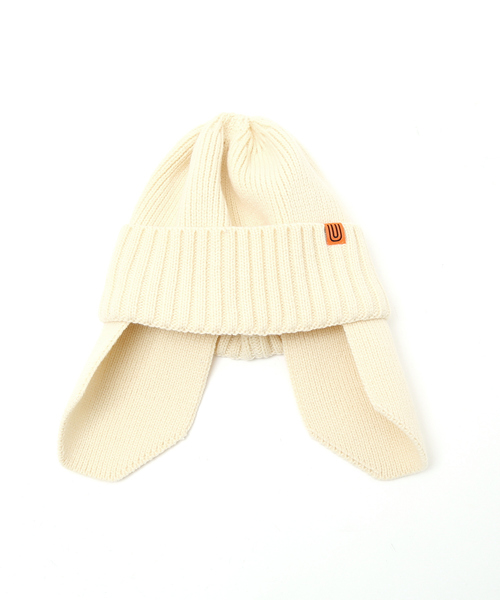 UNIVERSAL OVERALL（ユニバーサルオーバーオール）の「【UNIVERSAL OVERALL/ユニバーサルオーバーオール】イヤーフラップニットャップ/ ユニセックス/ UOD521SZ（ニットキャップ/ビーニー・メンズ・ダークブラウン/ブラック/アイボリー/ネイビー・フリー）」の12枚目の写真