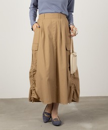 ミリタリー」に該当するスカート（ベージュ系）ファッション通販